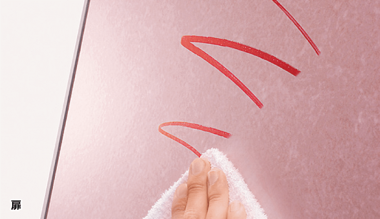 汚れやすく傷つきやすい場所に｢高品位ホーロー｣を採用