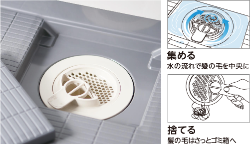 ささっと排水口