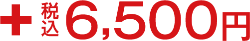 ＋税込6500円