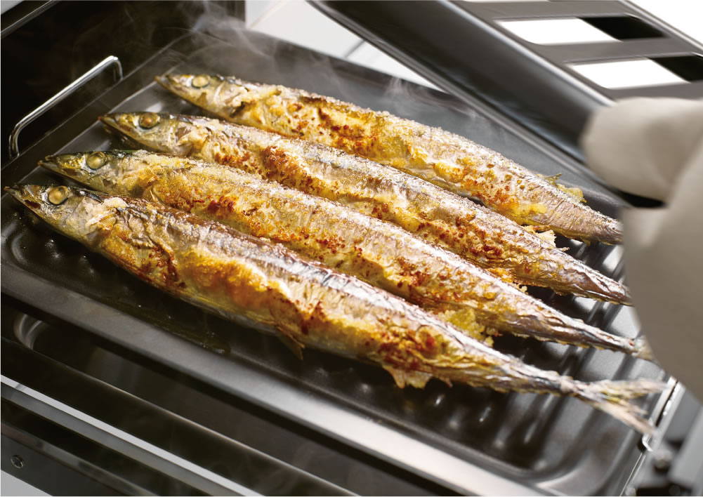 焼き魚モード(焼き加減付)